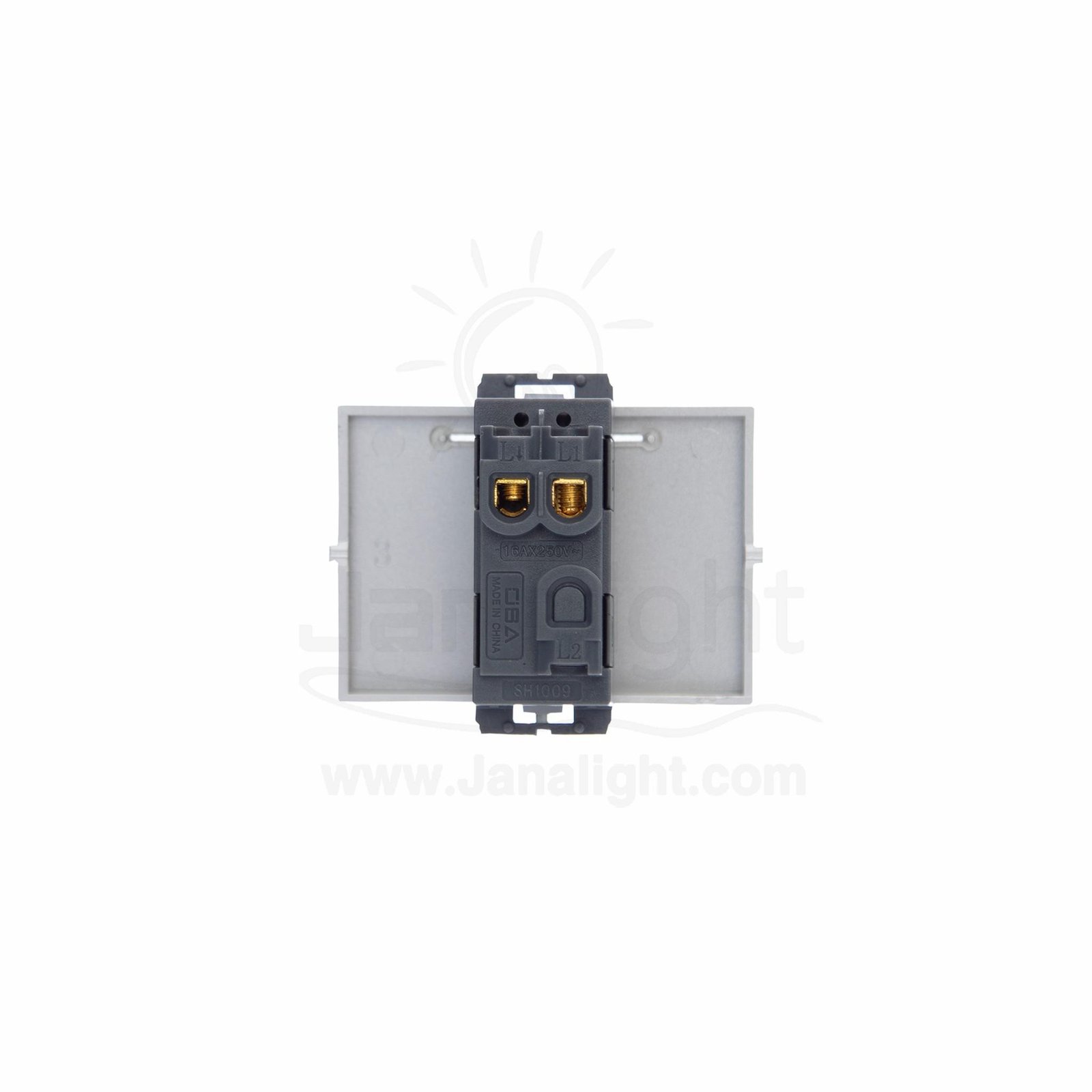 Osa زر جرس عريض فضي Osa Big Bell Switch Silver
